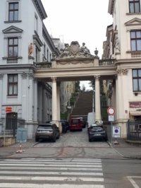 Brno, schodová ulice