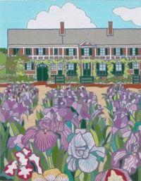 Edificio con giardino