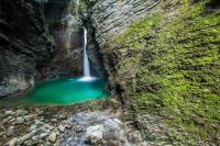 Kozjak Waterfall in Slovenia