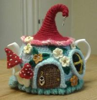 Fairy house tea cosy