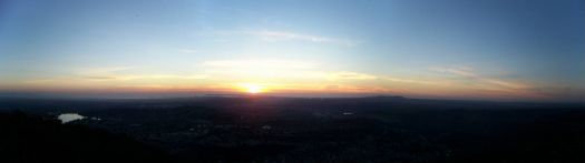 Happy New Year - Sunset Jan 1, 2014 from Cowles Mtn, San Diego