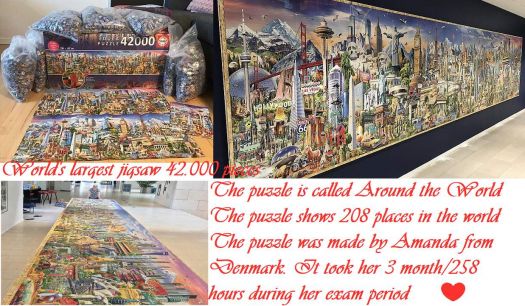 The largest puzzle in the world. 42.000 pieces :-)