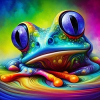 Mr Frog (surrealism style)