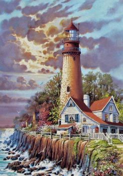 Solve Lighthouse Jigsaw Puzzle Online With 117 Pieces