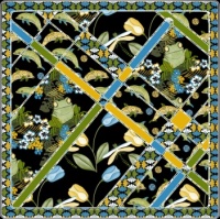 Frog mosaic 400