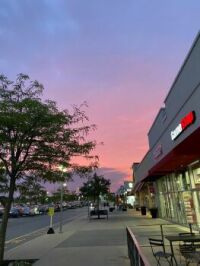 Strip mall sunset 🌅