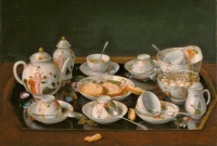 Jean-Etienne Liotard - Still Life: Tea Set / Ask if you'd like it larger.