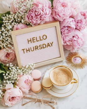 Solve Hello Thursday! jigsaw puzzle online with 120 pieces
