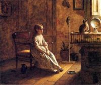 A Child's Menagerie by Eastman Johnson