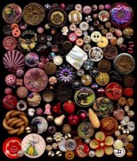 Variety of Vintage Buttons