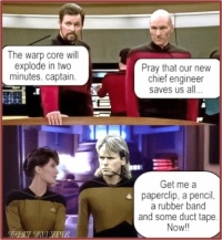 Chief Engineer MacGyver to The Rescue!