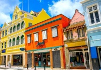 Dutch Colonial Architecture in Willemstad Curacao
