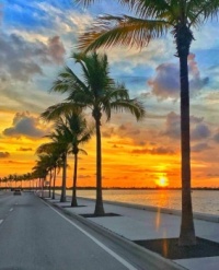 Sunset from Key West Florida