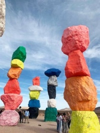 Colored rocks