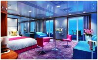 Ultra Modern Bedroom Aboard a Ship