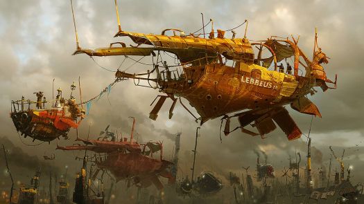 1280x720_9662_On_Tow_2d_fantasy_airships_steampunk_picture_image_digital_art