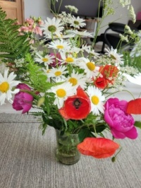 A bouquet of summer flowers.