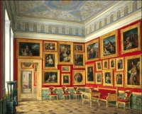 Eduard Hau (German, 1807–1888), Interiors of the New Hermitage. The Study of Italian Art (1859)