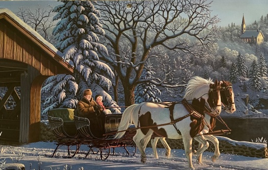 Solve Sleigh Ride jigsaw puzzle online with 198 pieces