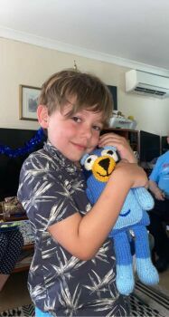 Charlie and Bluey