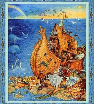 廃盤品 ジグソーパズル　NOAH’S ARK BILL BELL ノアズアーク Noah's Ark So Plentiful, a traditional puzzle - Stave Puzzles
