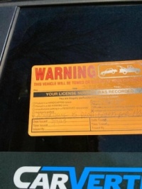 A warning