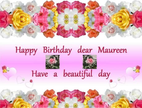 Solve Happy Birthday dear Maureen. (Amakrokis) jigsaw puzzle online