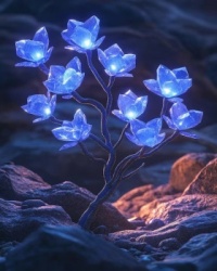 Night Light Blue Beauties