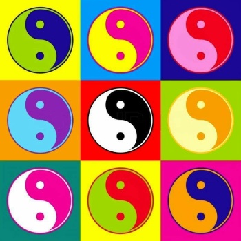 Solve Yin Yang jigsaw puzzle online with 81 pieces