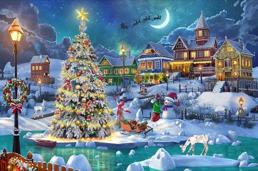 Jigsaw Puzzle | Christmas Tree Star - Smaller | 216 pieces | Jigidi