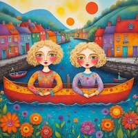 Ruba dub dub Two Girls in a Tub - resize 9 - 600 pieces