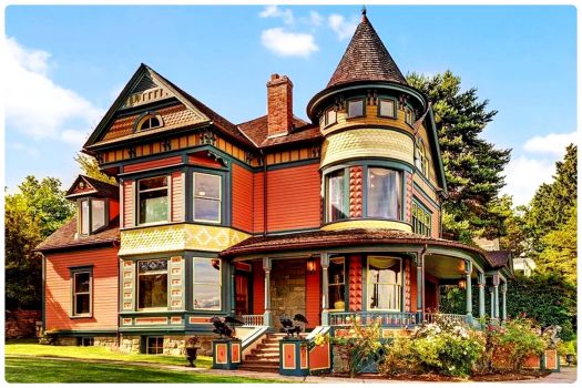 Solve Victorian Painted Lady in Seattle Washington jigsaw puzzle online ...