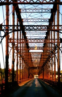 The old Chouteau Bridge