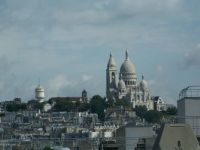 Paris rooftops and Sacre Couer 