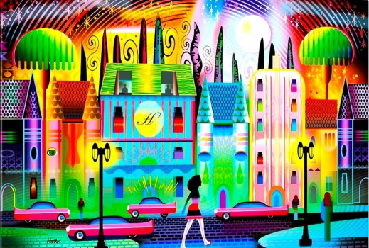 Solve Hollywood Moonlight jigsaw puzzle online with 330 pieces