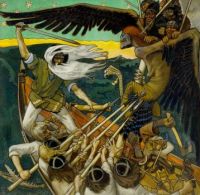 The defence of Sampo by Akseli Gallen-Kallela