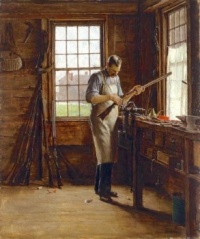 Edgar Melville Ward (American, 1839–1915), The Gunsmith Shop (1890–1895)