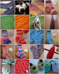 Knitting Collage
