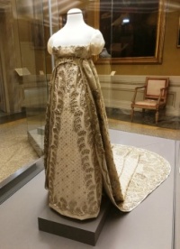 silk wedding dress