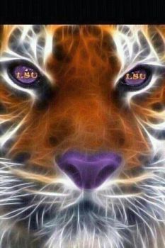 Jigsaw Puzzle Lsu Eye Of The Tiger 54 Pieces Jigidi