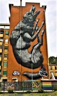 Street art, Rome, Italy