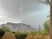 7-28-2022 Monsoon Storm Rapidly Approaching