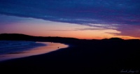Popham Beach after sunset