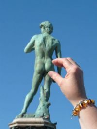 statue of David...