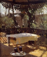 Two wine glasses by John Singer Sargent