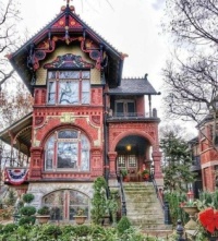 Weinhardt Mansion built in 1888 in Chicago, IL