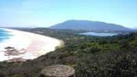 View to Dunbogan Beach from Charles Hamey Lookout, Kattang Nature Reserve, NSW Australia