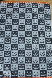 Pumpkin face Tea towel