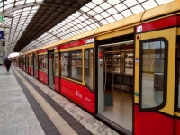 S-Bahn at Berlin Main Station