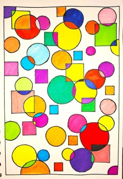 Solve Circles, squares and colours (12 - 600 pieces) jigsaw puzzle ...